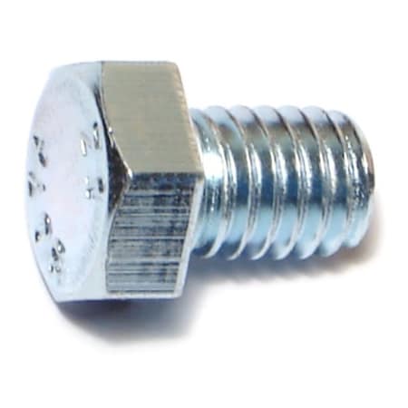 Midwest Fastener Grade 2, 3/8"-16 Hex Head Cap Screw, Zinc Plated Steel, 1/2 in L, 100 PK 00049